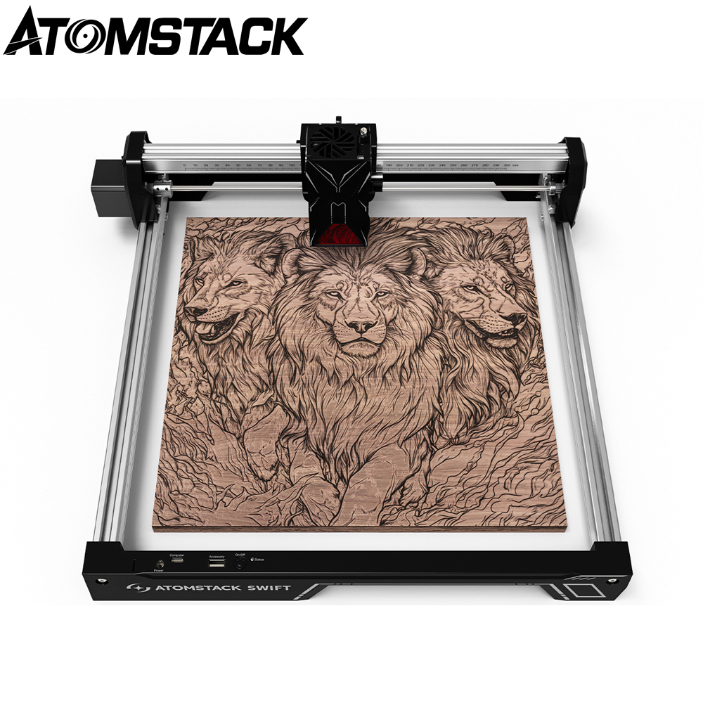 Industrial Acrylic Laser Cutter - ​​ATOMSTACK Swift 7W/12W Portable Laser Engraver