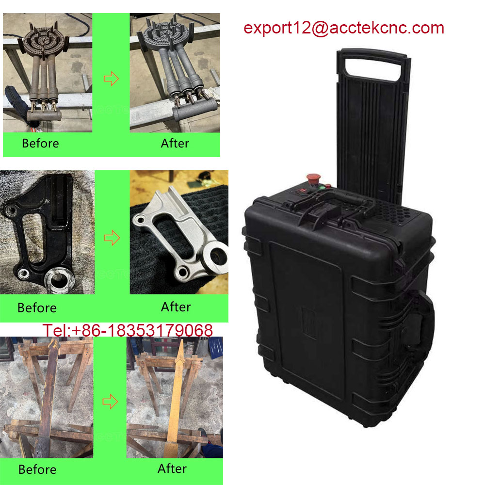 Industrial Laser Rust Remover - Suitcase Laser Cleaning Type 300W 500W