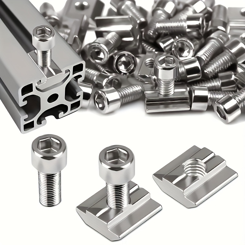 25 setsSteel steel set M8 T-Sl – обзор и цена Aluminum T-Slot Profile