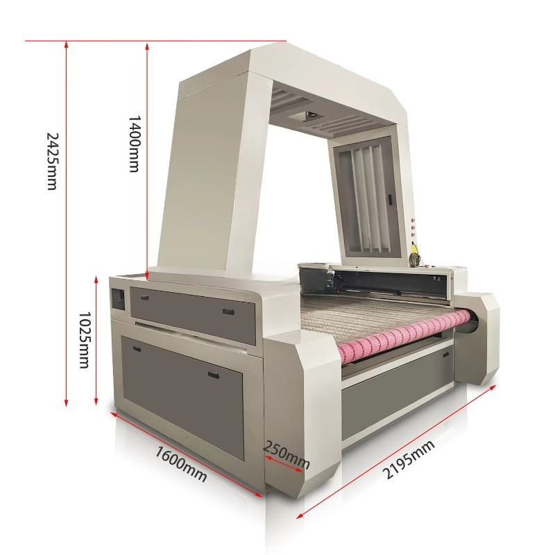 1610 CCD Camera Laser Cutting  – обзор и цена Industrial Laser Fabric Cutting Machine