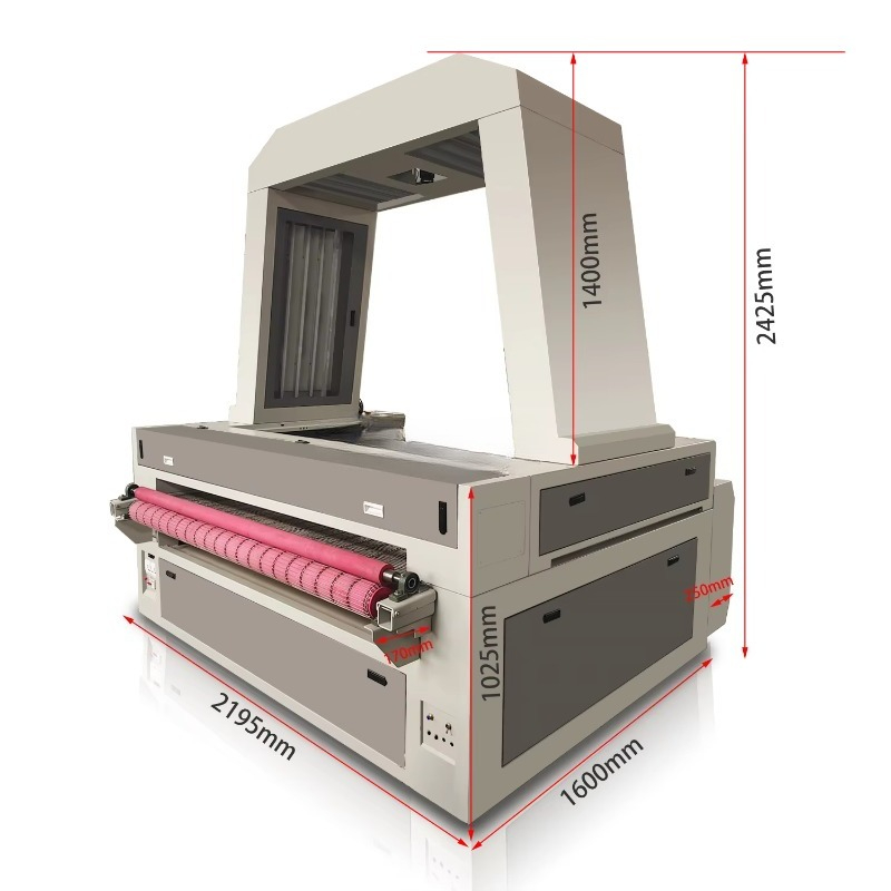 1610 CCD Camera Laser Cutting  – обзор и цена Industrial Laser Fabric Cutting Machine