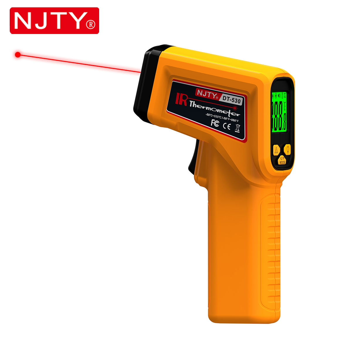 NJTY Infrared Thermometer Lase – обзор и цена Industrial Laser Blaster