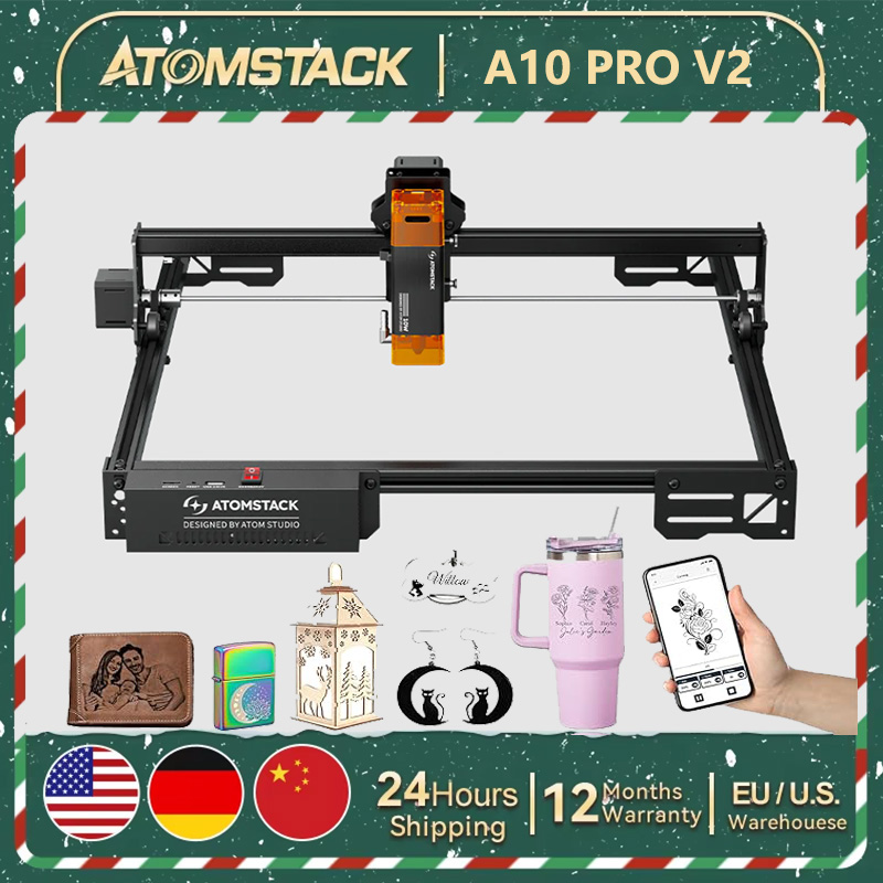ATOMSTACK A10 PRO V2 Laser Eng – обзор и цена Industrial Acrylic Laser Cutter