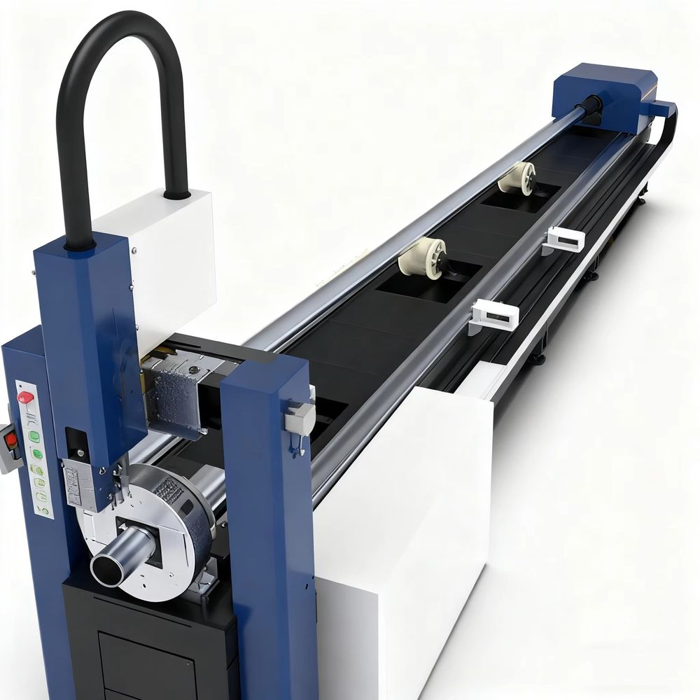 Metal Tube Fiber Laser Cutting – обзор и цена Industrial Fiber Laser Cutting Machine