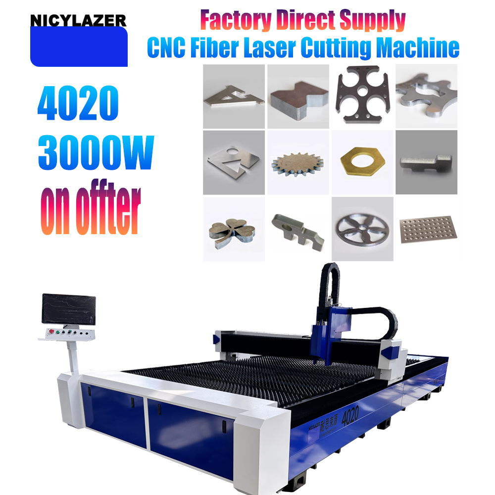 NICYLAZER CNC 3000W 4020 Fiber – обзор и цена Industrial Fiber Laser Cutting Machine