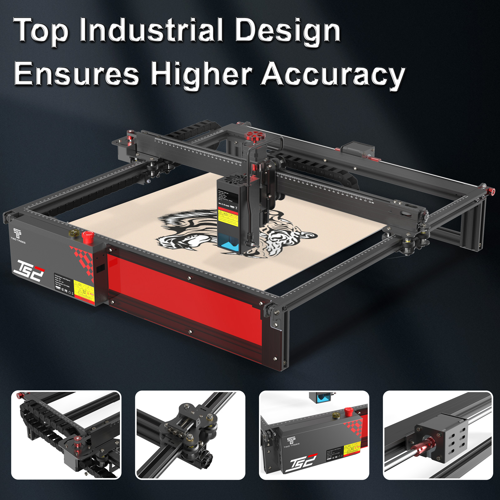 Twotrees TS2 20W Laser Engrave – обзор и цена Industrial Acrylic Laser Cutter