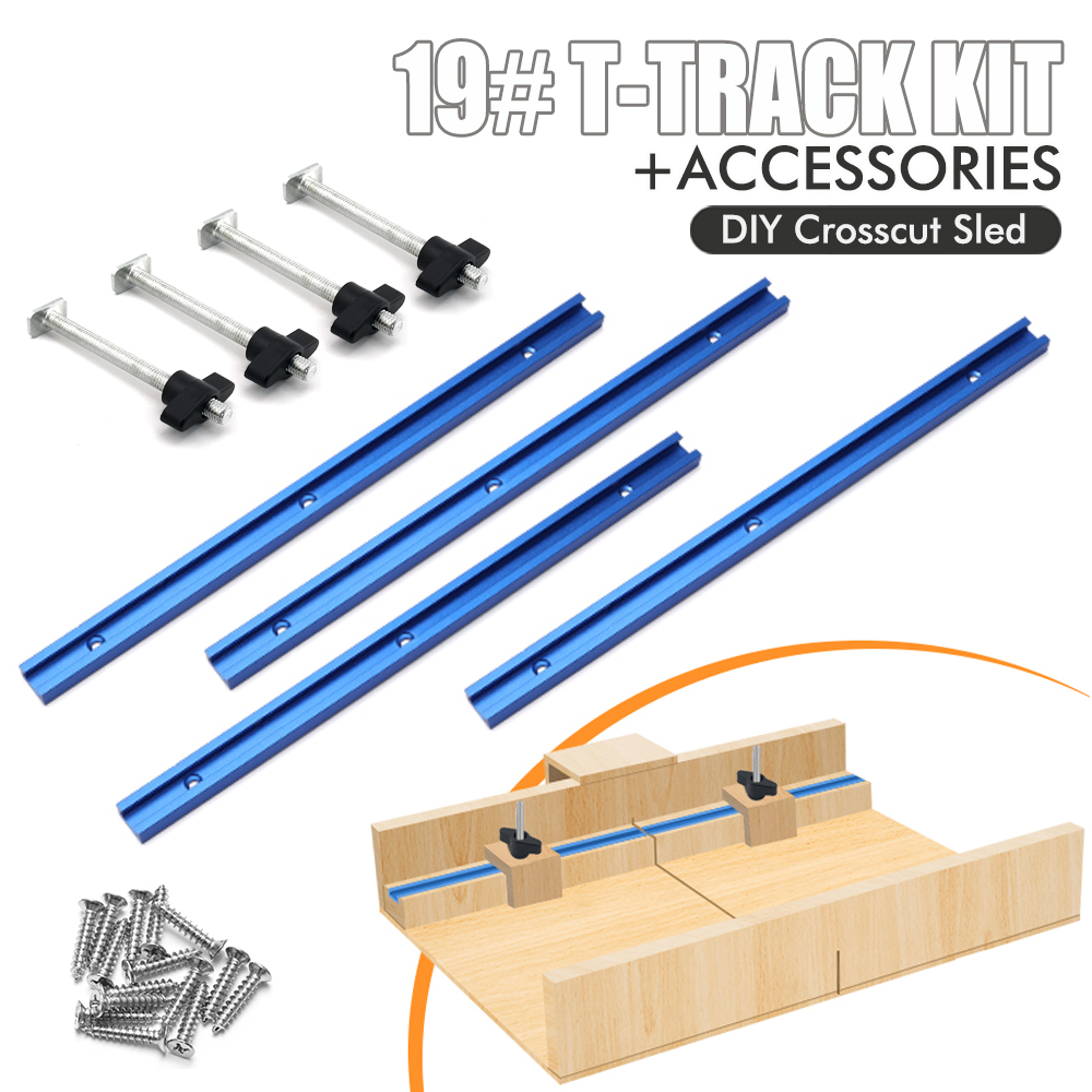 Woodworking 19# T-track Kit an – обзор и цена Aluminum T-Slot Profile