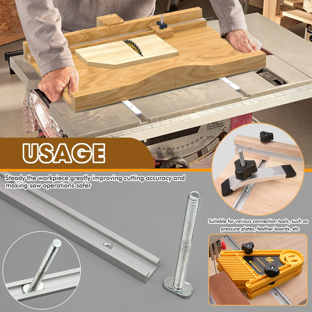 Woodworking 19# T-track Kit an – обзор и цена Aluminum T-Slot Profile