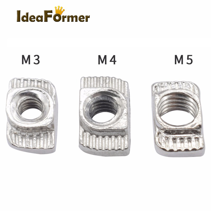50pcs M3 M4 M5 2020 Series T N – обзор и цена Aluminum T-Slot Profile