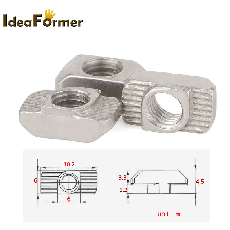 50pcs M3 M4 M5 2020 Series T N – обзор и цена Aluminum T-Slot Profile