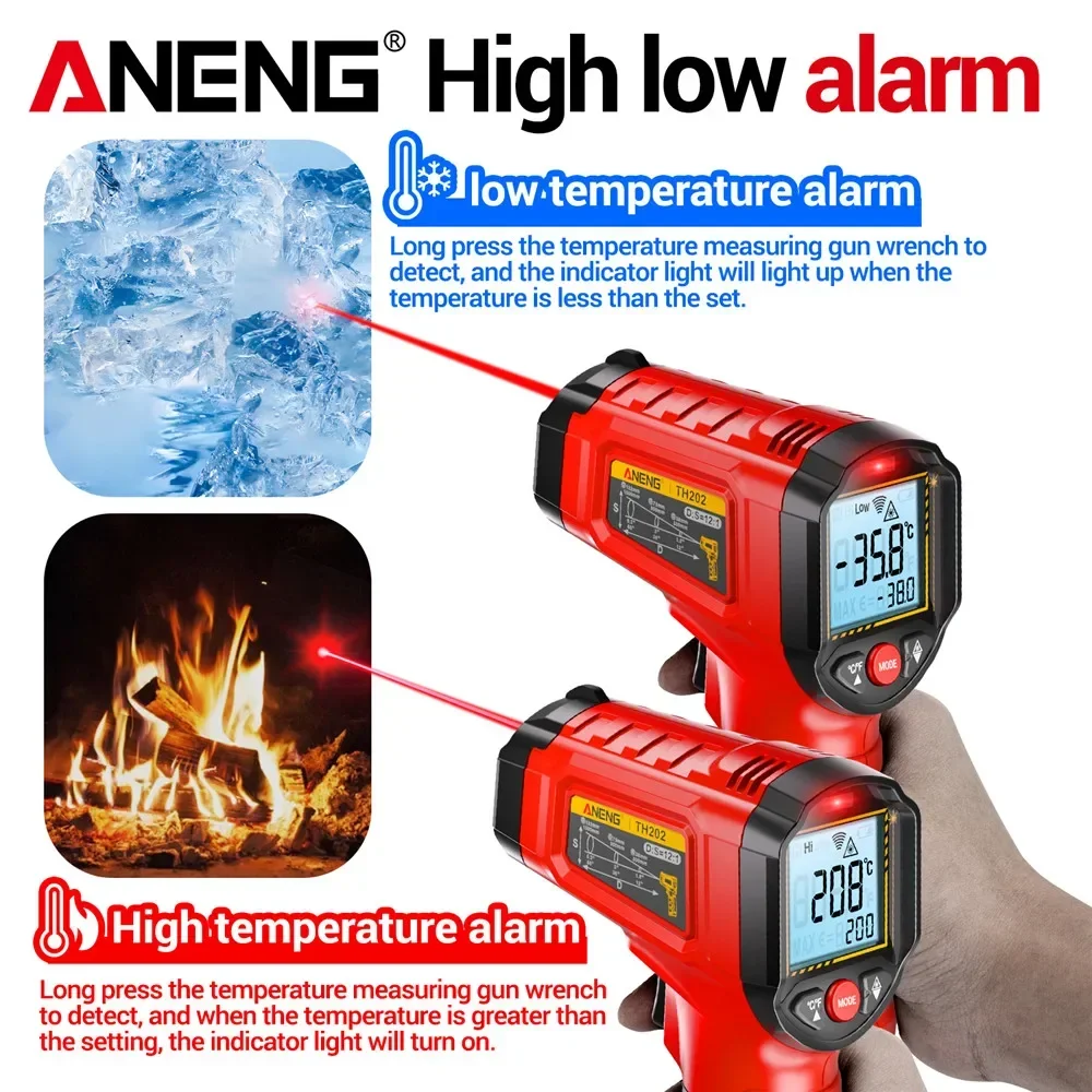 ANENG Infrared Thermometer  No – обзор и цена Industrial Laser Blaster