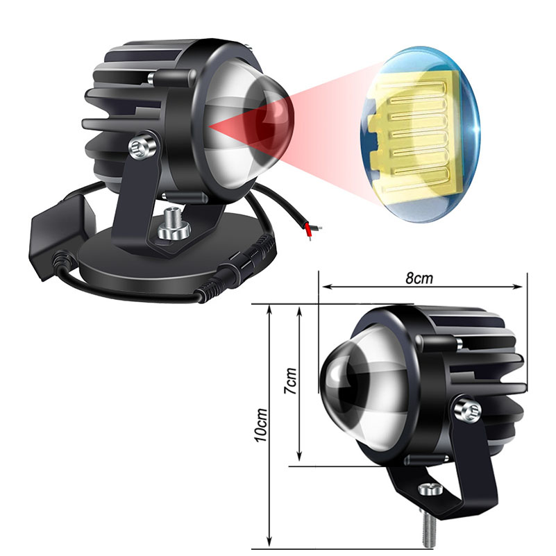 12V-80V Universal LED Laser Sp – обзор и цена Laser Focus Lens