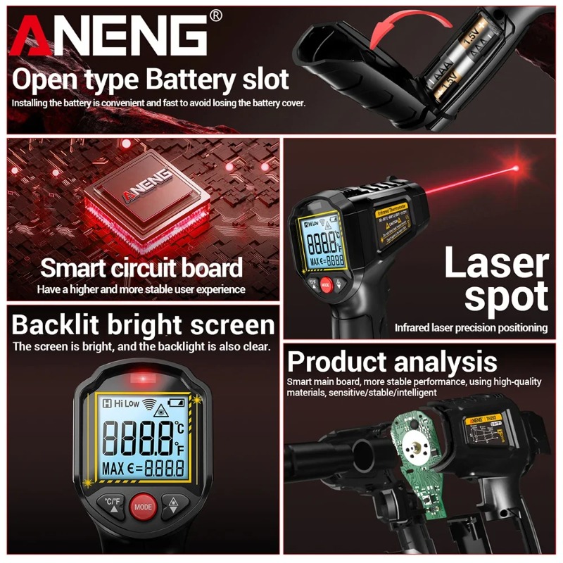 ANENG TH202 Industrial Handhel – обзор и цена Industrial Laser Blaster