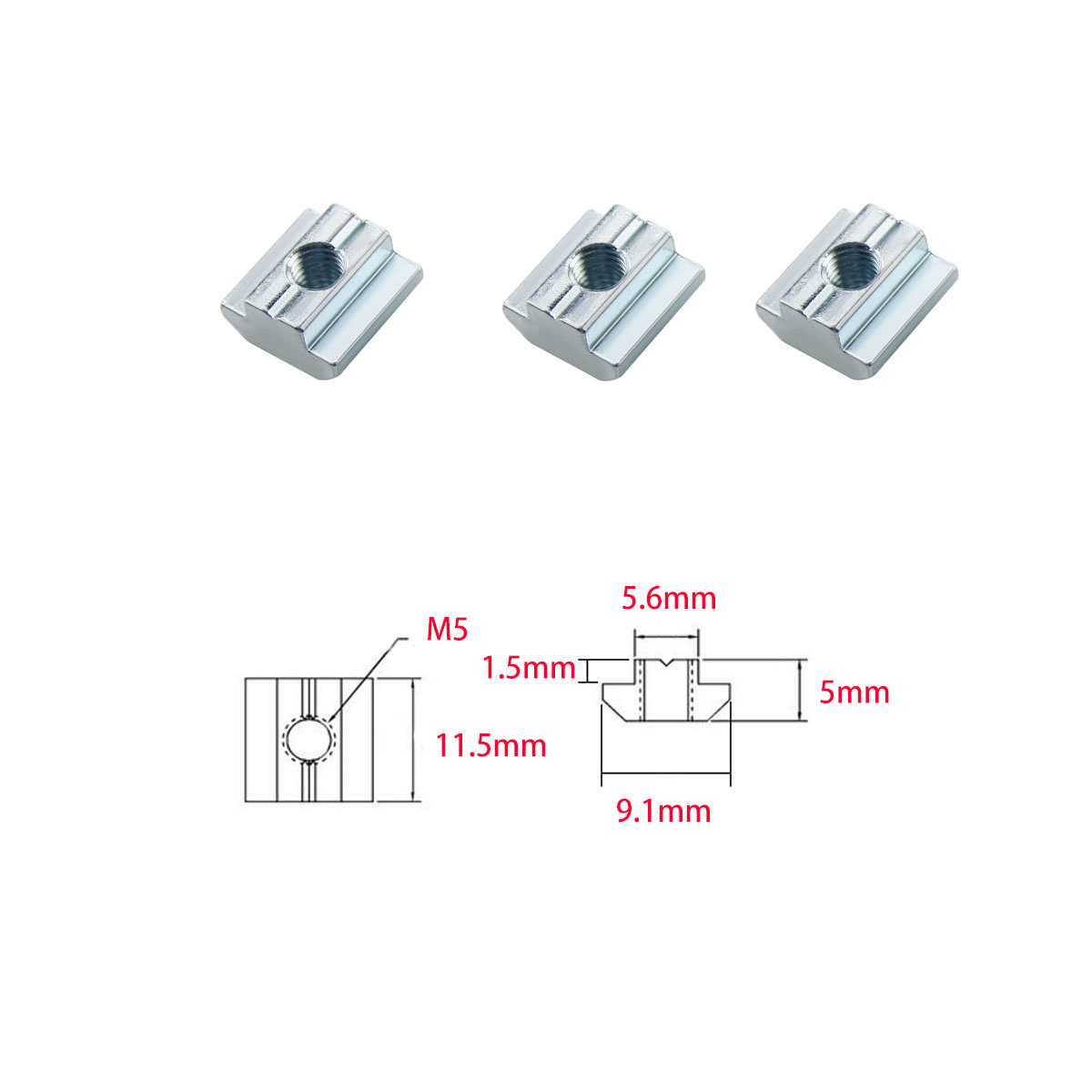 100pcs 2020 Aluminum Profile C – обзор и цена Aluminum T-Slot Profile
