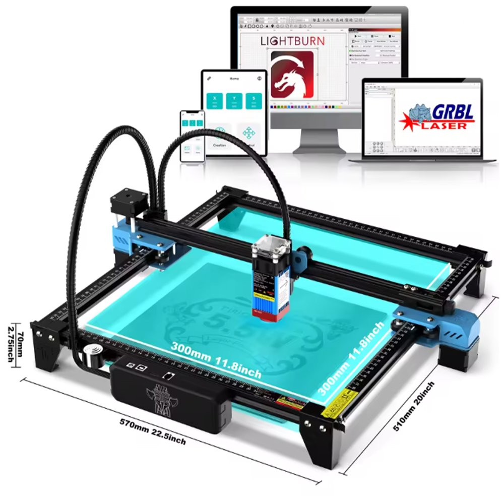 TwoTrees TTS-55 Pro/TTS-10 Pro – обзор и цена Industrial Laser Cutting Machine