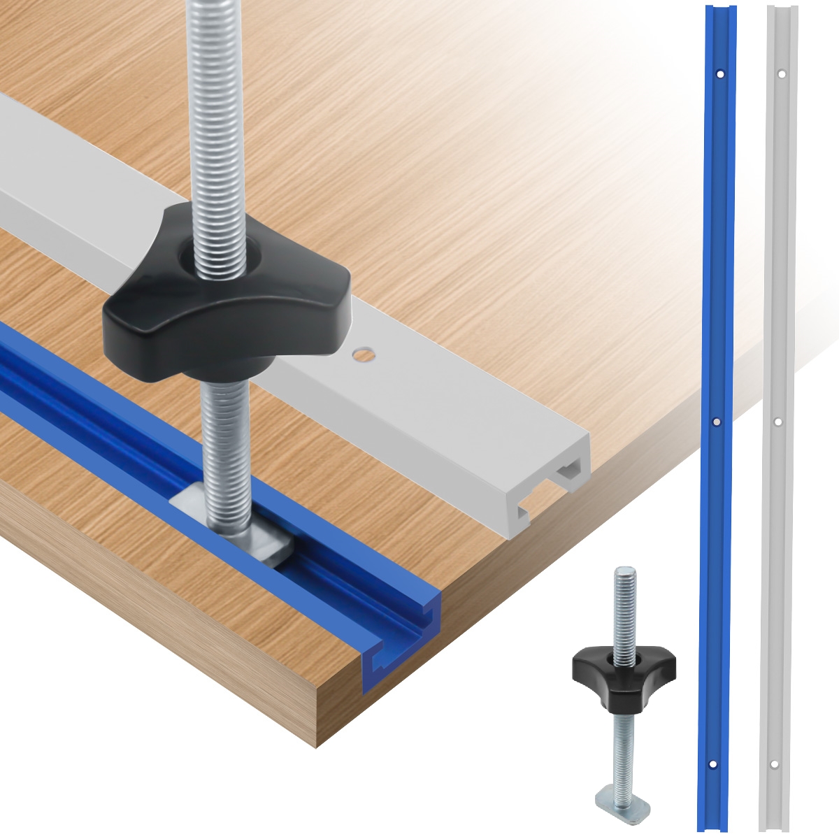 1Pc Double-Cut Profile T Track – обзор и цена Aluminum T-Slot Profile