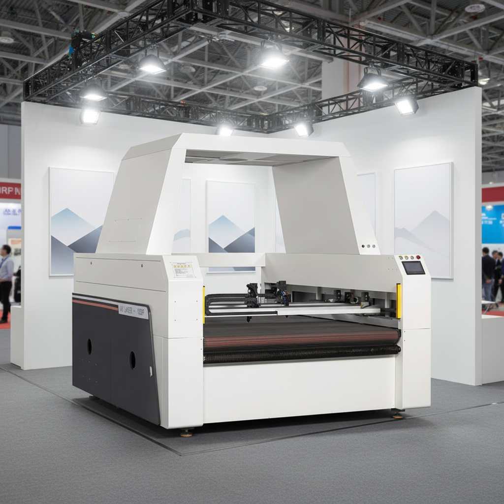 1814 Industrial Non-woven Fabr – обзор и цена Industrial Laser Fabric Cutting Machine