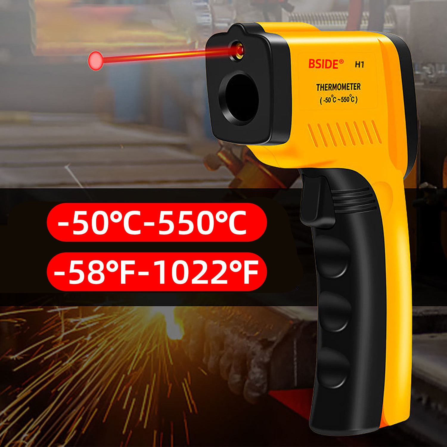 Digital Infrared Thermometer - – обзор и цена Industrial Laser Blaster