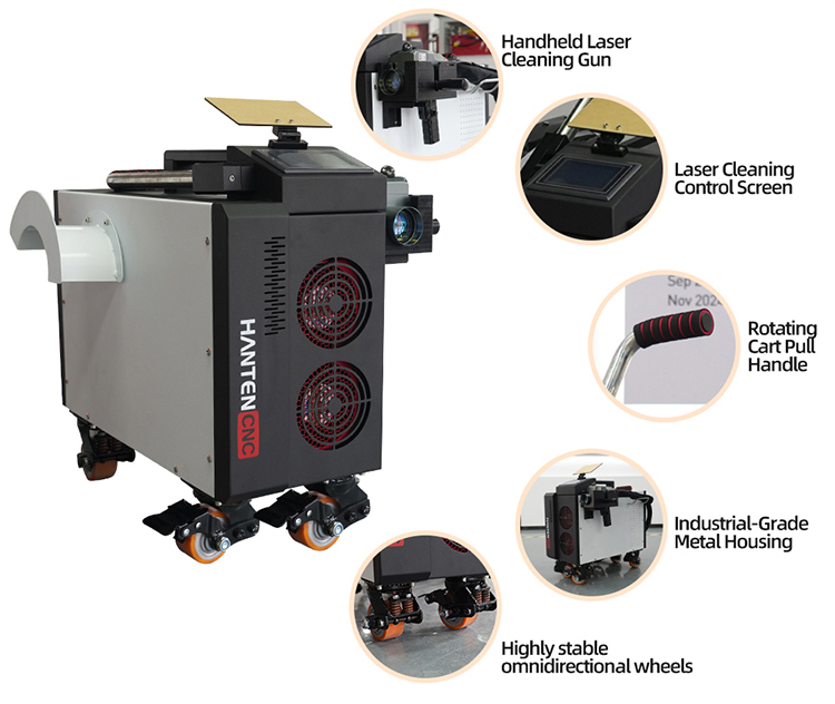 Pulse Laser Cleaner 500W Air C – обзор и цена Industrial Laser Rust Remover
